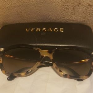 Versace sunglasses with case